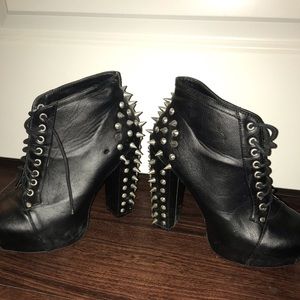 Studded booties